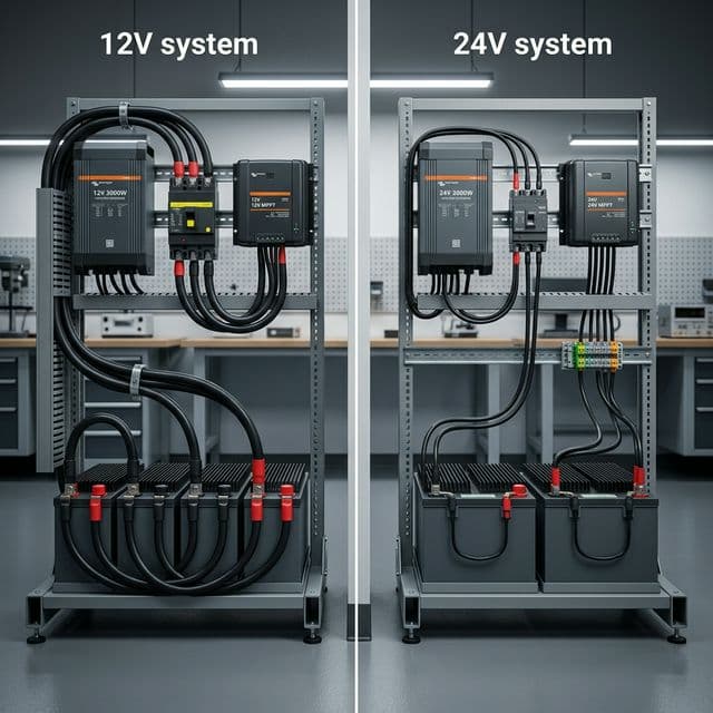 12V vs 24V Solar Systems: Finding the Efficiency Sweet Spot
